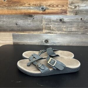 Gravity Defy Versoshock Womens 7 Genuine Leather Supportive Sandals gDefy